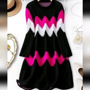 New knitted sweater dress
